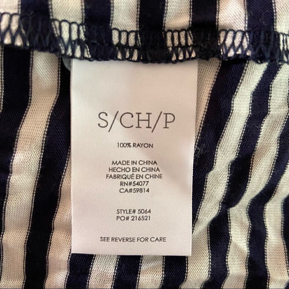 Cabi Womens Asymmetric Hem Blouse striped - Picture 5 of 5